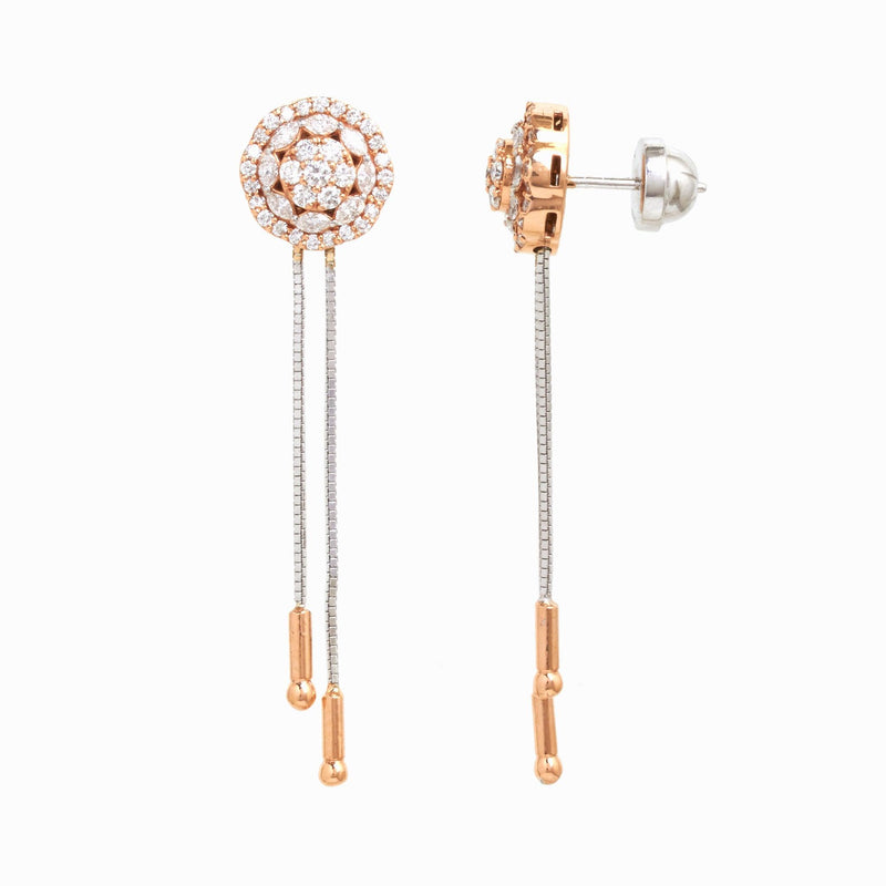 Dewy Diamond Drop Earrings - zaveribros.com