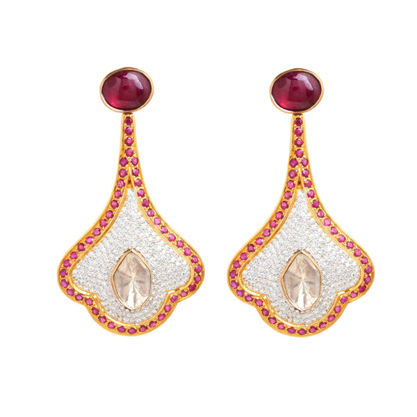Sophisticated Mohana Diamond Earrings - zaveribros.com