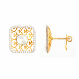 Leelawati Polki Stud Earrings - zaveribros.com