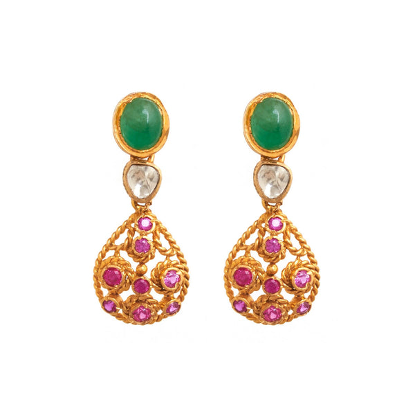 Graceful Diamond Earrings - zaveribros.com