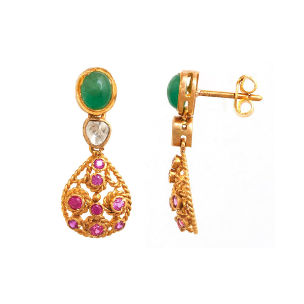 Graceful Diamond Earrings - zaveribros.com