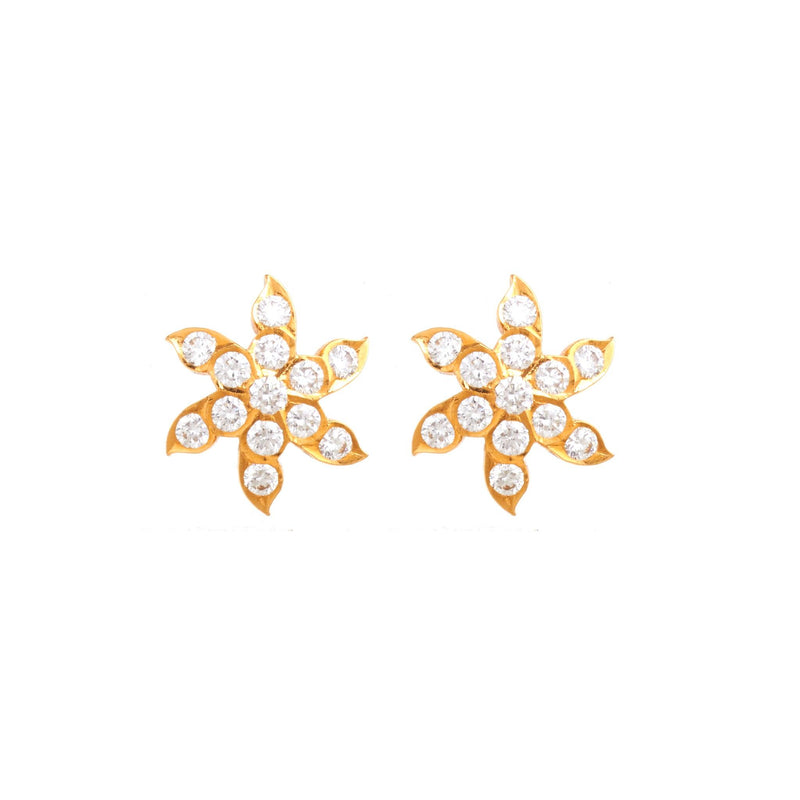 Evergreen Diamond Studs - zaveribros.com