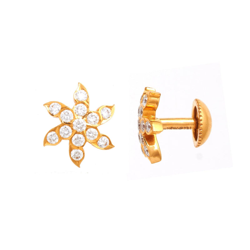 Evergreen Diamond Studs - zaveribros.com