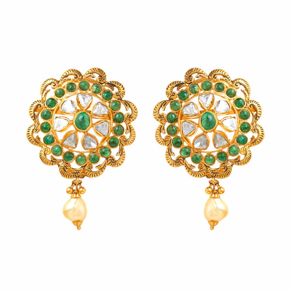 Rashmi Diamond Drop Earrings - zaveribros.com