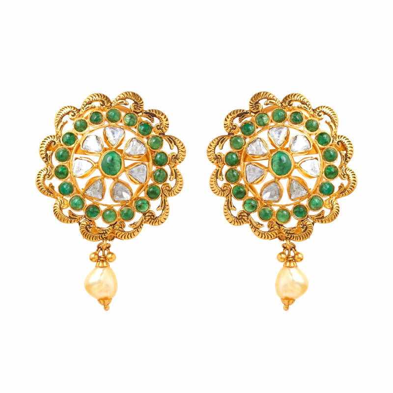 Rashmi Diamond Drop Earrings - zaveribros.com