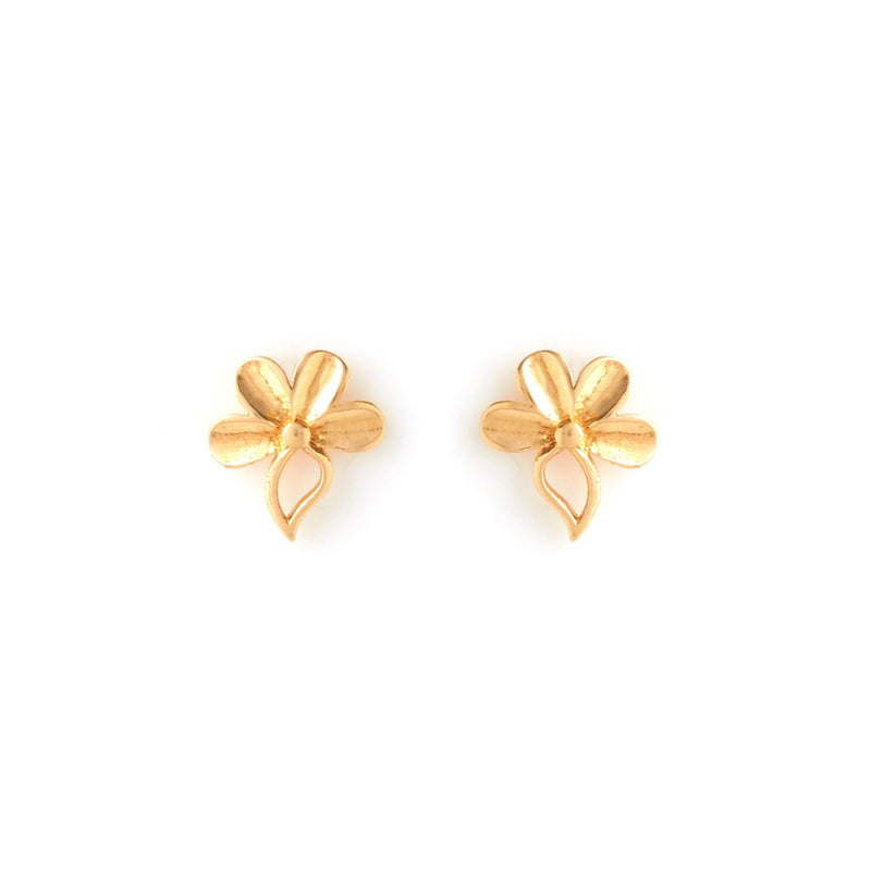 Solid 24K Yellow Gold Mens Nugget Earrings | Jahda Custom Gold Earrings