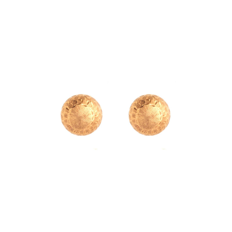 Kabana 14k Gold Round Stud Earrings with Inlay Sleeping Beauty Turquoise -  Inlay Jewelry, Kabana Jewelry, Southwest Earrings