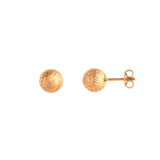 Charming Dot Gold Stud Earrings - zaveribros.com