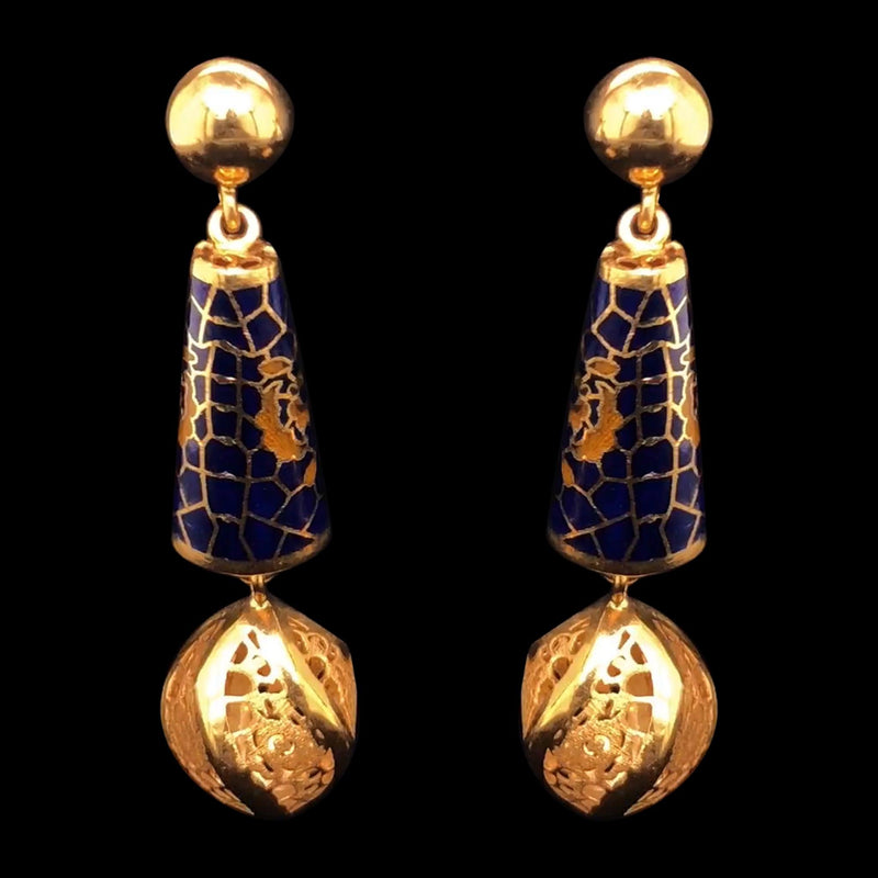 Vibrant Gold Earrings - zaveribros.com