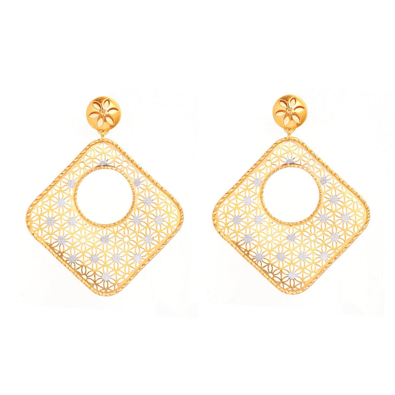 Charming Gold Earrings - zaveribros.com