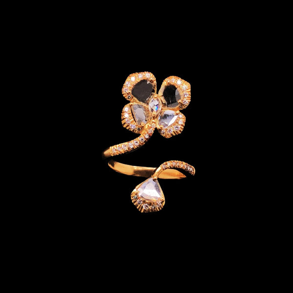 Petal Diamond Ring freeshipping - zaveribros.com