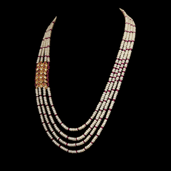 Pushpa Gold Necklace freeshipping - zaveribros.com