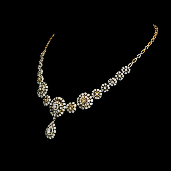 Pretty Kaira Diamond Necklace freeshipping - zaveribros.com